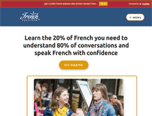 Tablet Screenshot of frenchtogether.com